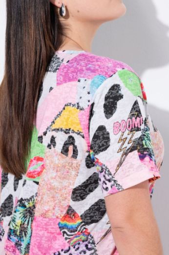 Moda za polnejše Majica kratkih rukava okruglog ovratnika plus velikost, xxl, Ulla Popken in Johann Popken (JP1880)