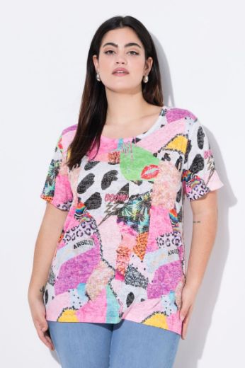 Moda za polnejše Majica kratkih rukava okruglog ovratnika plus velikost, xxl, Ulla Popken in Johann Popken (JP1880)
