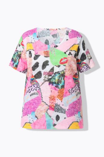 Moda za polnejše Majica kratkih rukava okruglog ovratnika plus velikost, xxl, Ulla Popken in Johann Popken (JP1880)