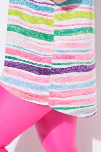 Moda za polnejše Majica kratkih rukava A kroja plus velikost, xxl, Ulla Popken in Johann Popken (JP1880)