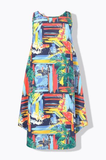 Moda za polnejše Haljina maxi bez rukava plus velikost, xxl, Ulla Popken in Johann Popken (JP1880)