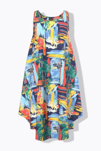 Moda za polnejše Haljina maxi bez rukava plus velikost, xxl, Ulla Popken in Johann Popken (JP1880)