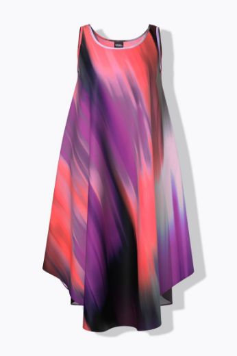 Moda za polnejše Haljina maxi bez rukava A kroja plus velikost, xxl, Ulla Popken in Johann Popken (JP1880)