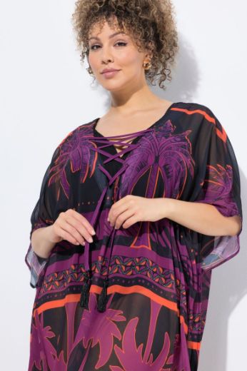 Moda za polnejše Tunika šireg kroja s motivom palme plus velikost, xxl, Ulla Popken in Johann Popken (JP1880)