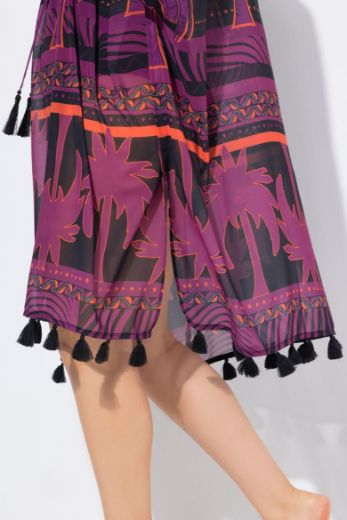 Moda za polnejše Tunika šireg kroja s motivom palme plus velikost, xxl, Ulla Popken in Johann Popken (JP1880)