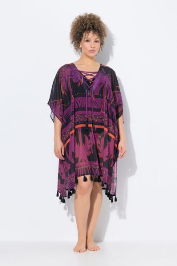 Moda za polnejše Tunika šireg kroja s motivom palme plus velikost, xxl, Ulla Popken in Johann Popken (JP1880)