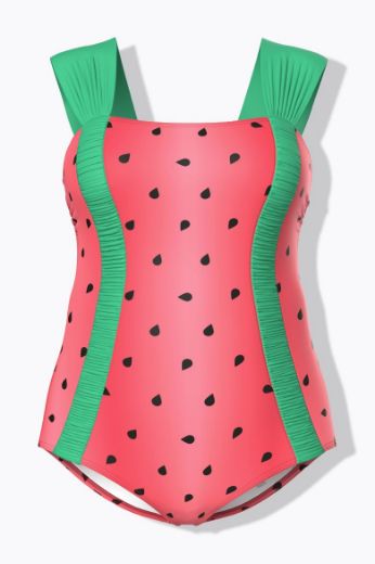 Moda za polnejše Kupaći kostim jednodijelni plus velikost, xxl, Ulla Popken in Johann Popken (JP1880)