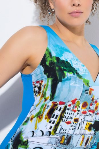 Moda za polnejše Kupaći kostim jednodijelni plus velikost, xxl, Ulla Popken in Johann Popken (JP1880)