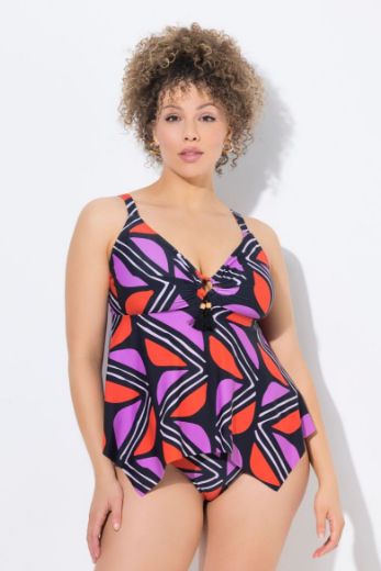 Moda za polnejše Kupaći kostim tankini plus velikost, xxl, Ulla Popken in Johann Popken (JP1880)