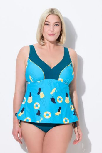 Moda za polnejše Kupaći kostim tankini plus velikost, xxl, Ulla Popken in Johann Popken (JP1880)