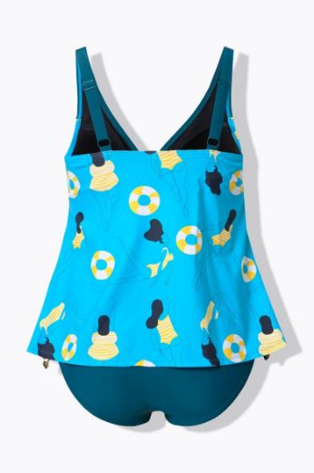 Moda za polnejše Kupaći kostim tankini plus velikost, xxl, Ulla Popken in Johann Popken (JP1880)