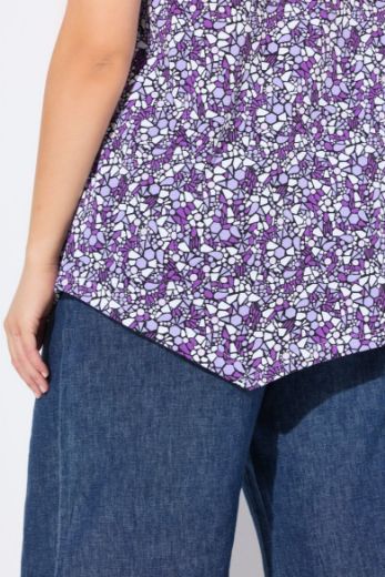 Moda za polnejše Majica kratkih rukava okruglog ovratnika plus velikost, xxl, Ulla Popken in Johann Popken (JP1880)