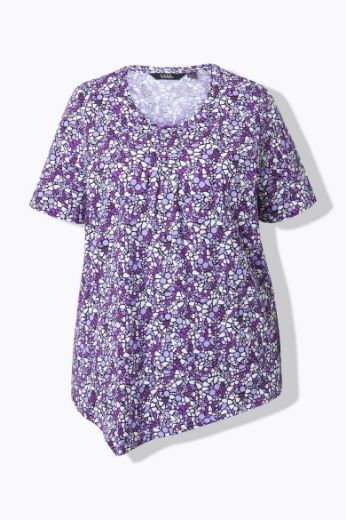 Moda za polnejše Majica kratkih rukava okruglog ovratnika plus velikost, xxl, Ulla Popken in Johann Popken (JP1880)