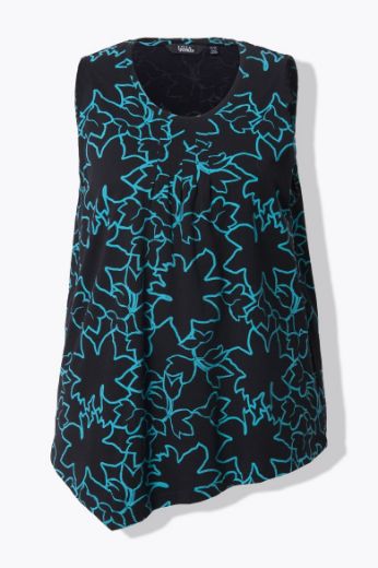 Moda za polnejše Majica bez rukava A kroja plus velikost, xxl, Ulla Popken in Johann Popken (JP1880)