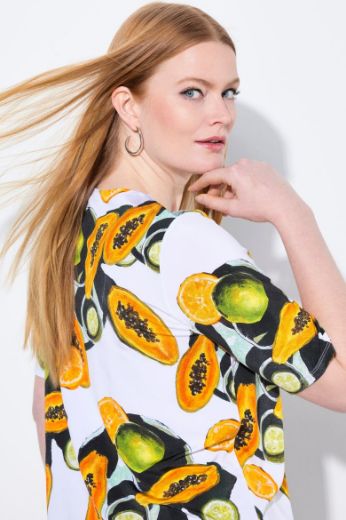Moda za polnejše Majica kratkih rukava V ovratnika plus velikost, xxl, Ulla Popken in Johann Popken (JP1880)