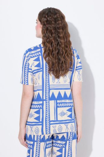 Moda za polnejše Majica Polo kratkih rukava plus velikost, xxl, Ulla Popken in Johann Popken (JP1880)