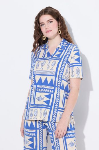 Moda za polnejše Majica Polo kratkih rukava plus velikost, xxl, Ulla Popken in Johann Popken (JP1880)