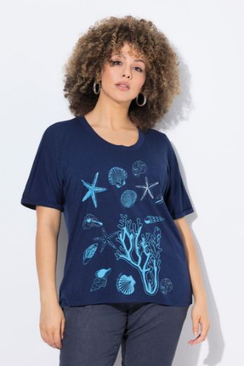 Moda za polnejše Majica kratkih rukava okruglog ovratnika plus velikost, xxl, Ulla Popken in Johann Popken (JP1880)