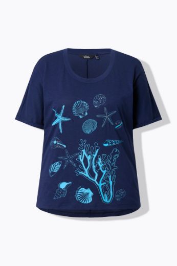 Moda za polnejše Majica kratkih rukava okruglog ovratnika plus velikost, xxl, Ulla Popken in Johann Popken (JP1880)