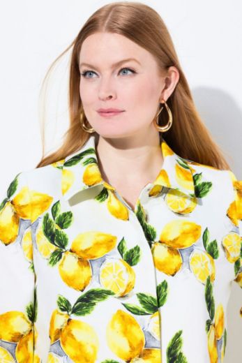 Moda za polnejše Jakna lagana 3/4 rukava na kopčanje plus velikost, xxl, Ulla Popken in Johann Popken (JP1880)