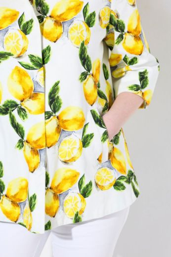 Moda za polnejše Jakna lagana 3/4 rukava na kopčanje plus velikost, xxl, Ulla Popken in Johann Popken (JP1880)