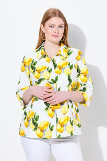 Moda za polnejše Jakna lagana 3/4 rukava na kopčanje plus velikost, xxl, Ulla Popken in Johann Popken (JP1880)
