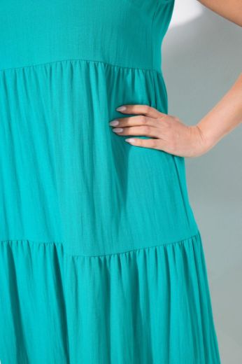 Moda za polnejše Haljina maxi bez rukava V ovratnika plus velikost, xxl, Ulla Popken in Johann Popken (JP1880)