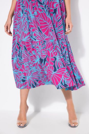 Moda za polnejše Haljina midi bez rukava okruglog ovratnika plus velikost, xxl, Ulla Popken in Johann Popken (JP1880)
