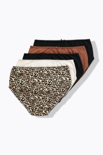 Moda za polnejše Gaćice midi 5 komada plus velikost, xxl, Ulla Popken in Johann Popken (JP1880)