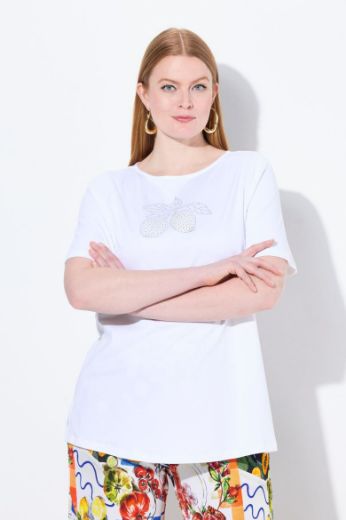Moda za polnejše Majica kratkih rukava plus velikost, xxl, Ulla Popken in Johann Popken (JP1880)