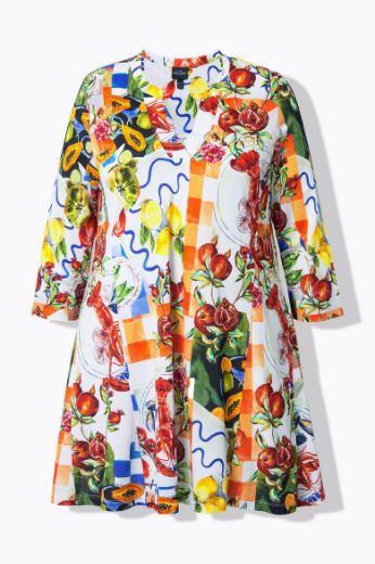 Moda za polnejše Tunika 3/4 rukava A kroja plus velikost, xxl, Ulla Popken in Johann Popken (JP1880)