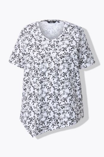 Moda za polnejše Majica kratkih rukava A kroja plus velikost, xxl, Ulla Popken in Johann Popken (JP1880)