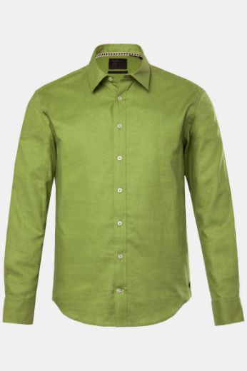 Moda za polnejše Košulja lanena dugih rukava plus velikost, xxl, Ulla Popken in Johann Popken (JP1880)