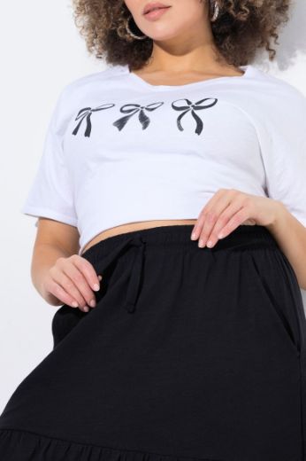Moda za polnejše Suknja na volane plus velikost, xxl, Ulla Popken in Johann Popken (JP1880)