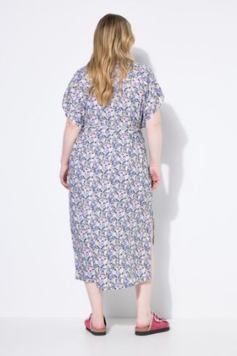 Moda za polnejše Haljina maxi kratkih rukava cvjetnog uzorka plus velikost, xxl, Ulla Popken in Johann Popken (JP1880)