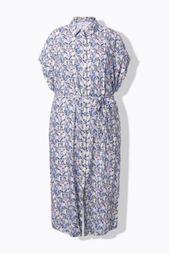 Moda za polnejše Haljina maxi kratkih rukava cvjetnog uzorka plus velikost, xxl, Ulla Popken in Johann Popken (JP1880)