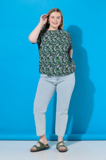 Moda za polnejše Majica kratkih rukava šireg kroja plus velikost, xxl, Ulla Popken in Johann Popken (JP1880)