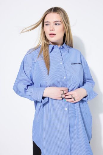 Moda za polnejše Košulja dugih rukava šireg kroja plus velikost, xxl, Ulla Popken in Johann Popken (JP1880)