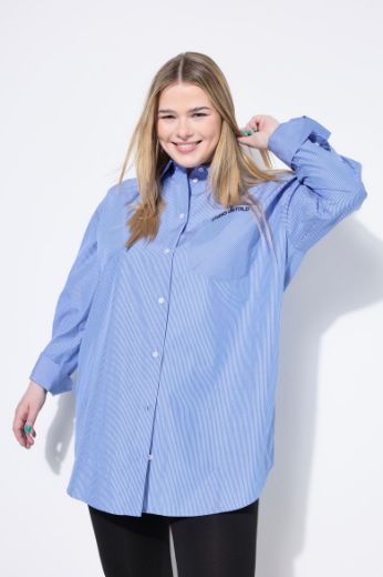 Moda za polnejše Košulja dugih rukava šireg kroja plus velikost, xxl, Ulla Popken in Johann Popken (JP1880)