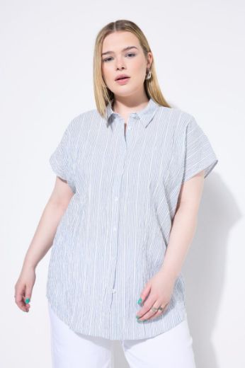 Moda za polnejše Košulja kratkih rukava šireg kroja plus velikost, xxl, Ulla Popken in Johann Popken (JP1880)