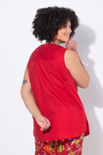 Moda za polnejše Bluza top bez rukava plus velikost, xxl, Ulla Popken in Johann Popken (JP1880)