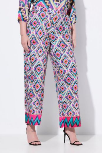 Moda za polnejše Hlače širokih ravnih nogavica plus velikost, xxl, Ulla Popken in Johann Popken (JP1880)