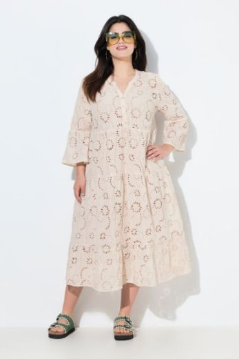 Moda za polnejše Haljina dugih rukava A kroja plus velikost, xxl, Ulla Popken in Johann Popken (JP1880)