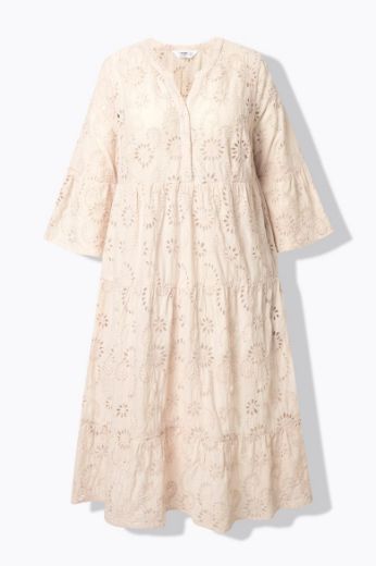 Moda za polnejše Haljina dugih rukava A kroja plus velikost, xxl, Ulla Popken in Johann Popken (JP1880)