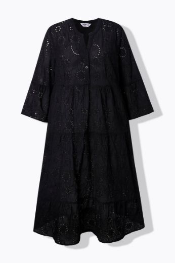 Moda za polnejše Haljina dugih rukava A kroja plus velikost, xxl, Ulla Popken in Johann Popken (JP1880)