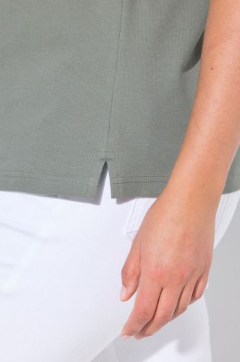 Moda za polnejše Majica Polo kratkih rukava plus velikost, xxl, Ulla Popken in Johann Popken (JP1880)
