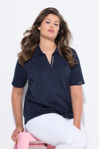 Moda za polnejše Majica Polo kratkih rukava plus velikost, xxl, Ulla Popken in Johann Popken (JP1880)