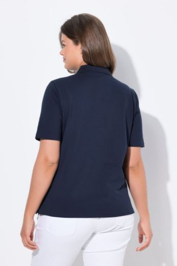 Moda za polnejše Majica Polo kratkih rukava plus velikost, xxl, Ulla Popken in Johann Popken (JP1880)