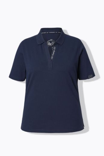 Moda za polnejše Majica Polo kratkih rukava plus velikost, xxl, Ulla Popken in Johann Popken (JP1880)