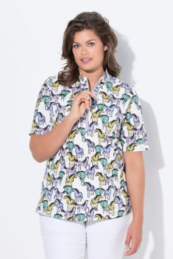 Moda za polnejše Majica kratkih rukava plus velikost, xxl, Ulla Popken in Johann Popken (JP1880)